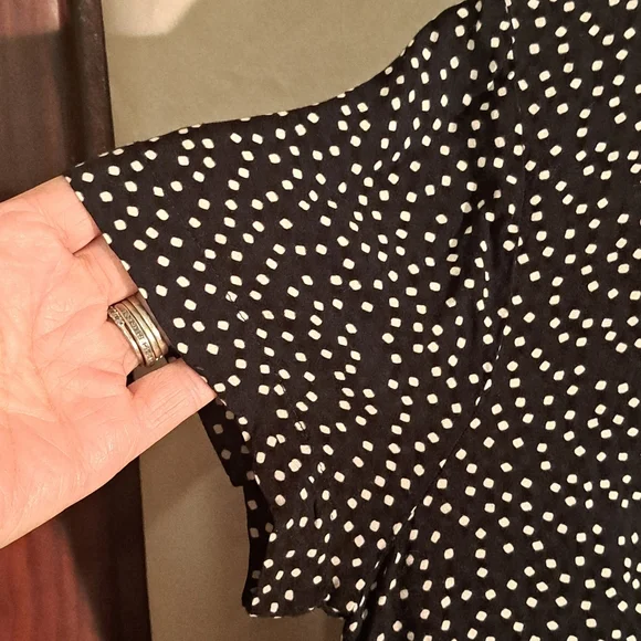 DR 10 Urban Outfitters Romper Shorts Sz 8 Button Front Collar Side Zip Lined - Picture 4 of 10